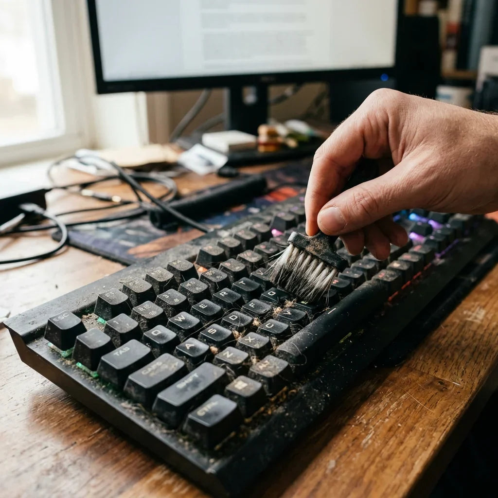 How to Safely Clean a Mechanical Keyboard (Without Damaging It)
