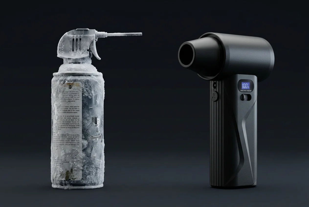 Stop Throwing Your Money Away: Why Canned Air is a Thing of the Past