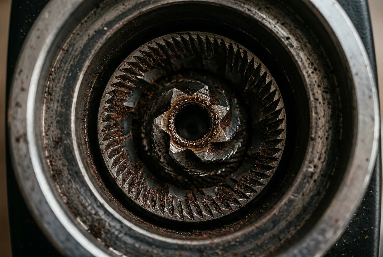 How to Clean a Coffee Grinder Without Water (Zero Retention Hack)
