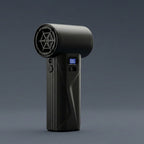 Matte black AirBlast Pro base unit shown without any nozzle attachments, highlighting its compact design.
